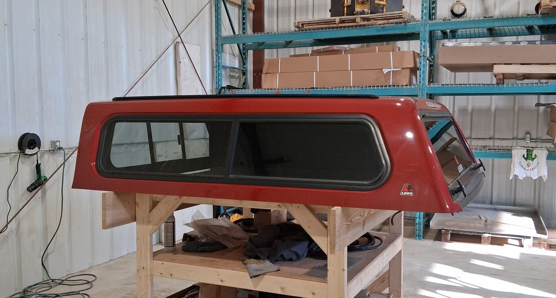 Toyota Tacoma 6’2 Barcelona Red Leer 100RCC Truck Cap - Image 2