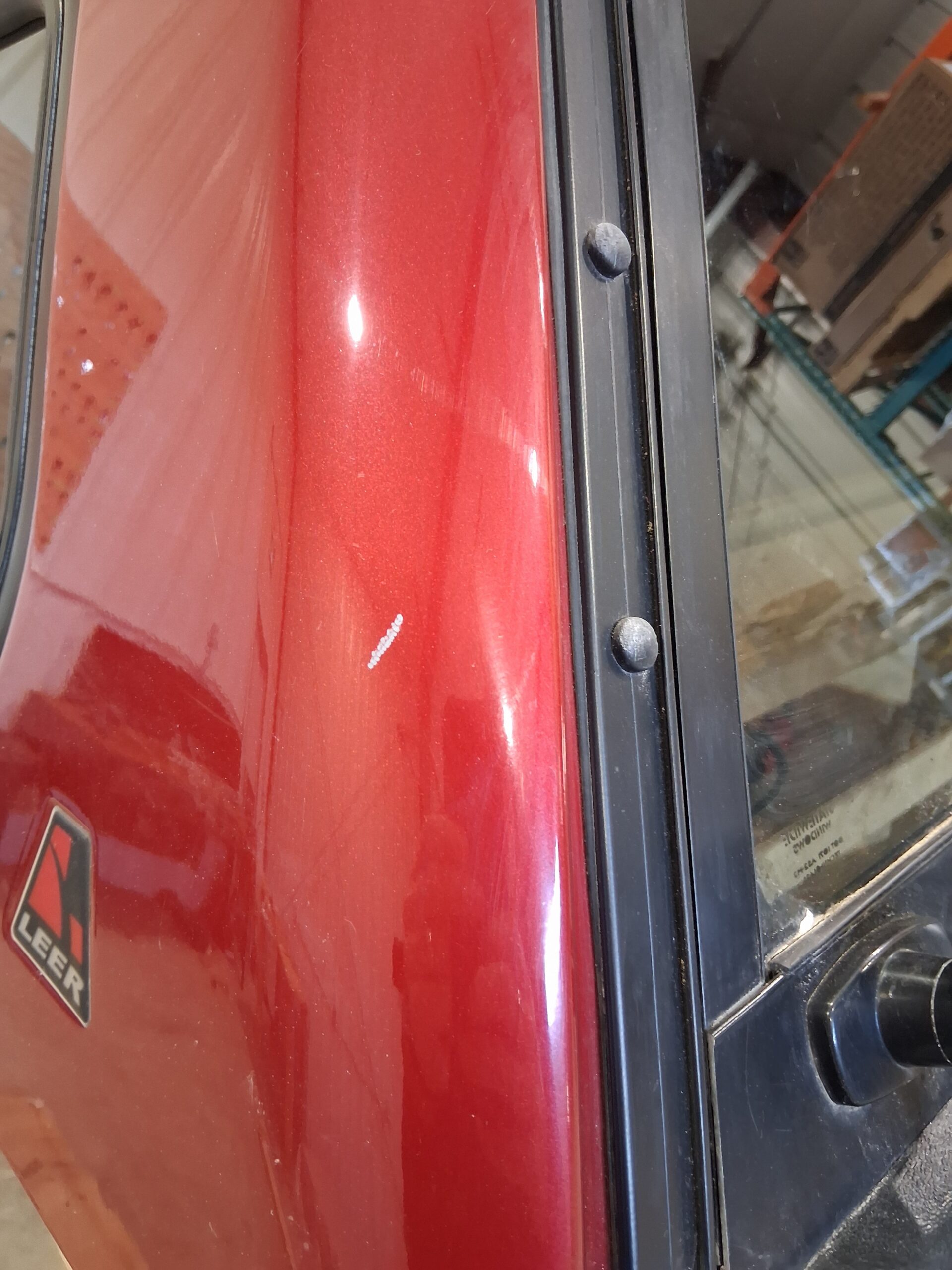 Toyota Tacoma 6’2 Barcelona Red Leer 100RCC Truck Cap - Image 5