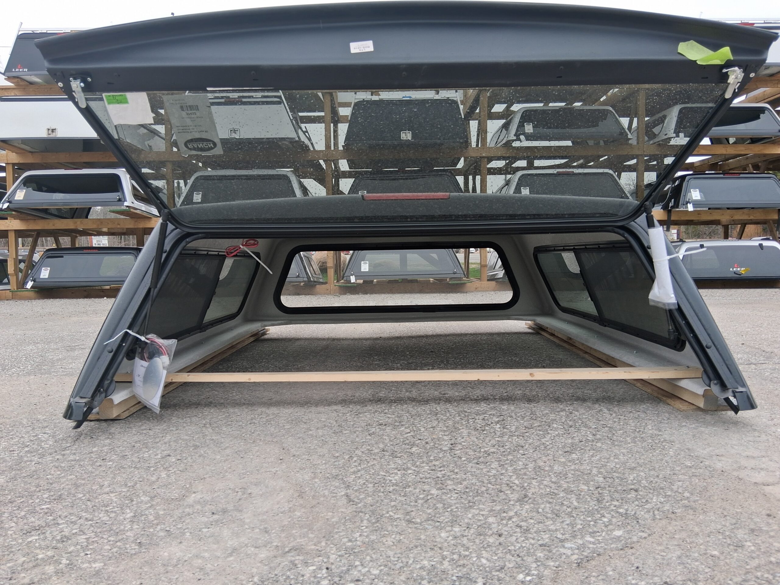 Dodge Ram 1500 New Body Style 6’4 PXJ Black Ranch Truck Cap - Image 4