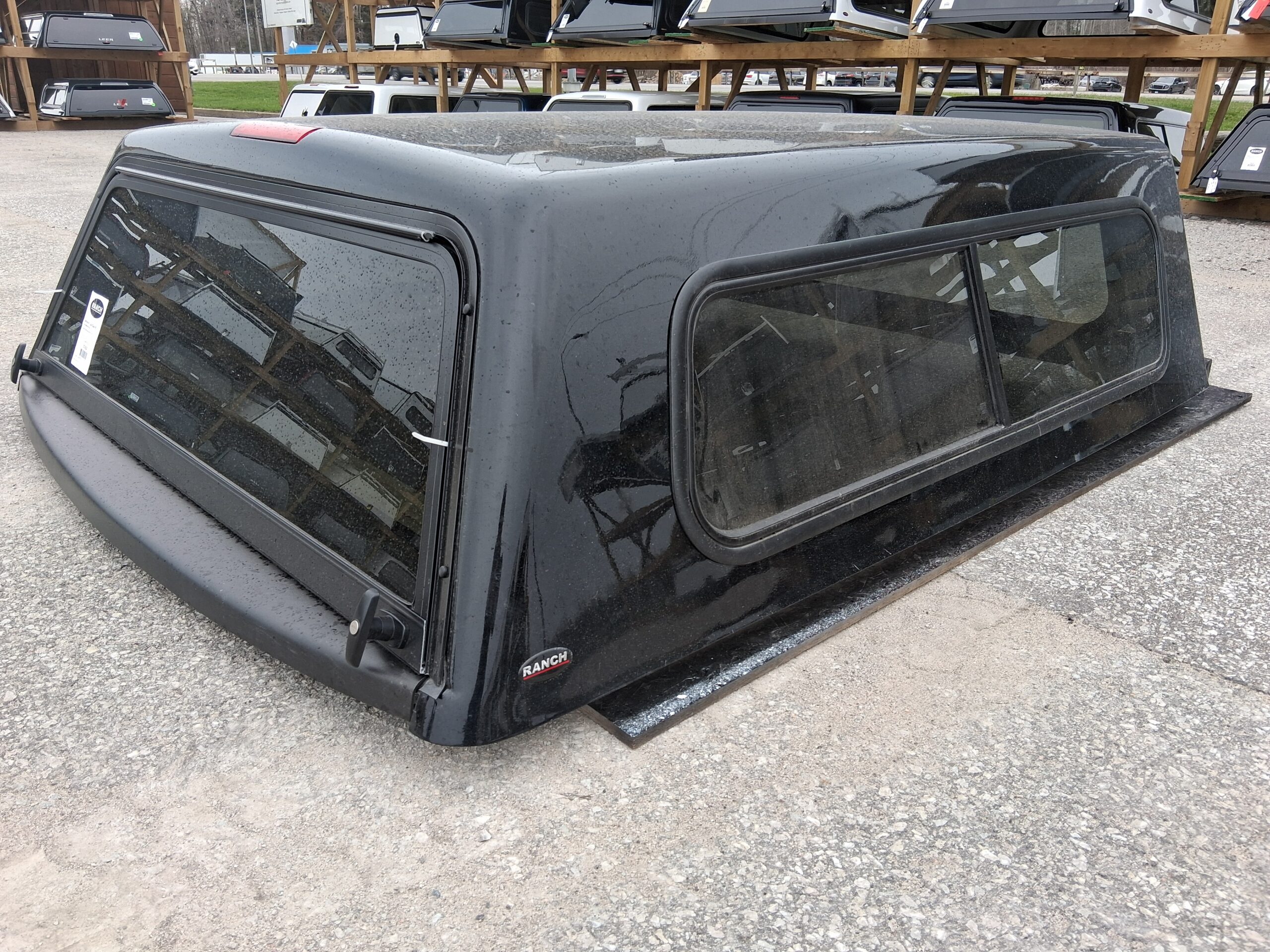 Dodge Ram 1500 New Body Style 6’4 PXJ Black Ranch Truck Cap - Image 3