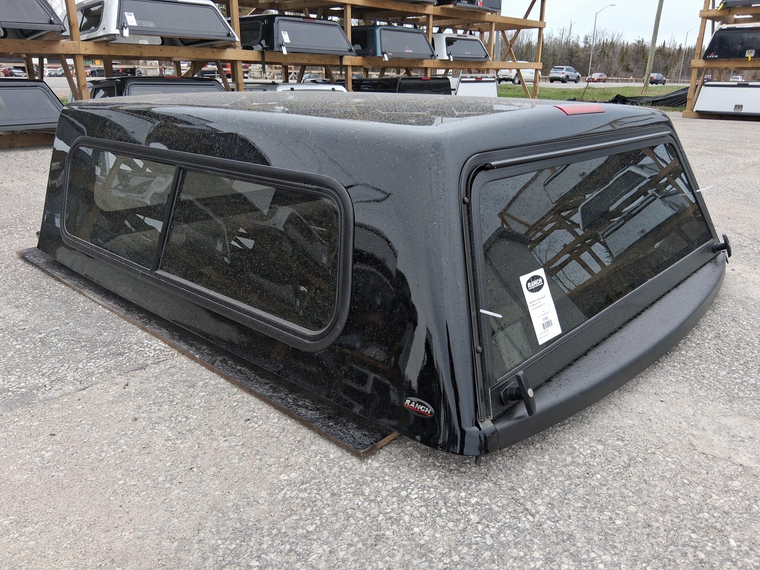 Dodge Ram 1500 New Body Style 6’4 PXJ Black Ranch Truck Cap - Image 2