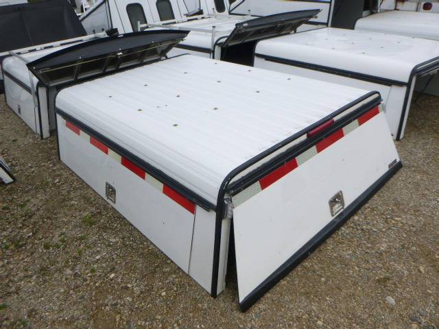 2014 – 2018 GMC Sierra or Chevrolet Silverado 6’6 White Swiss Contractor Truck Cap - Image 2
