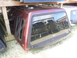 2015 – 2020 Ford F150 8′ Burgandy Highrise Ranch Truck Cap