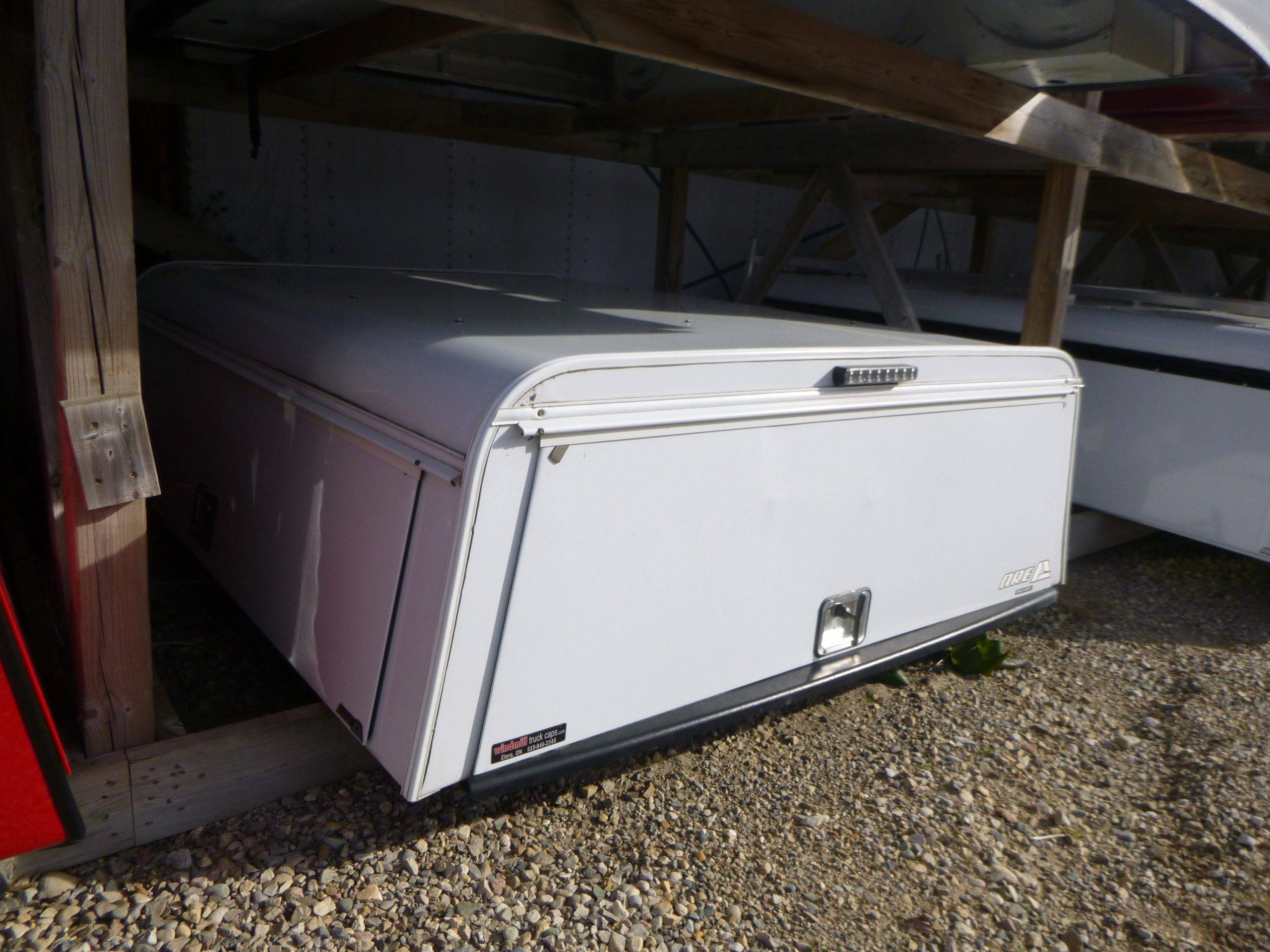 2014 – 2018 GMC Sierra or Chevrolet Silverado 6’6 ARE White Contractor Truck Cap