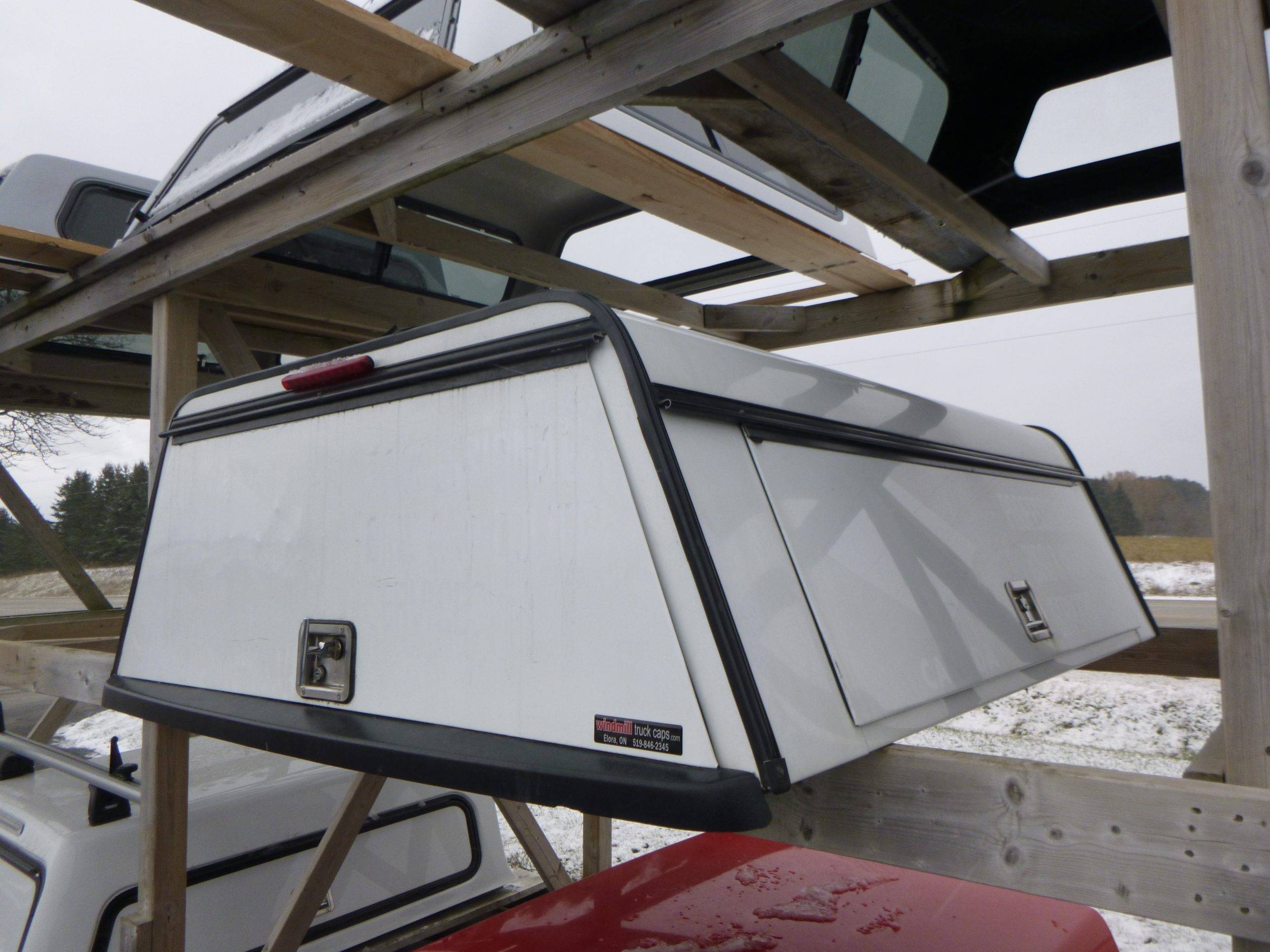 2015 – 2022 Chevrolet Colorado or GMC Canyon 6’2 White Contractor Truck Cap - Image 2