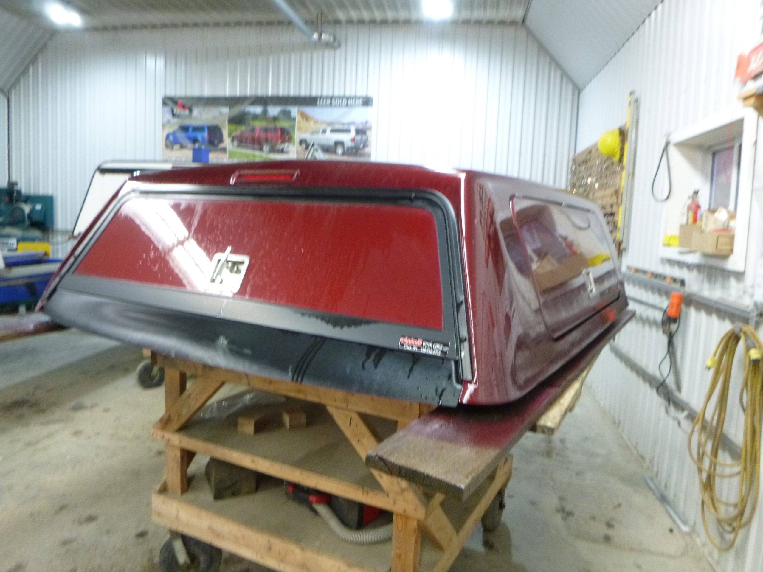 2019 – 2026 Dodge Ram 1500 New Body Style 6’4 Burgundy Leer 100SS Truck Cap - Image 2
