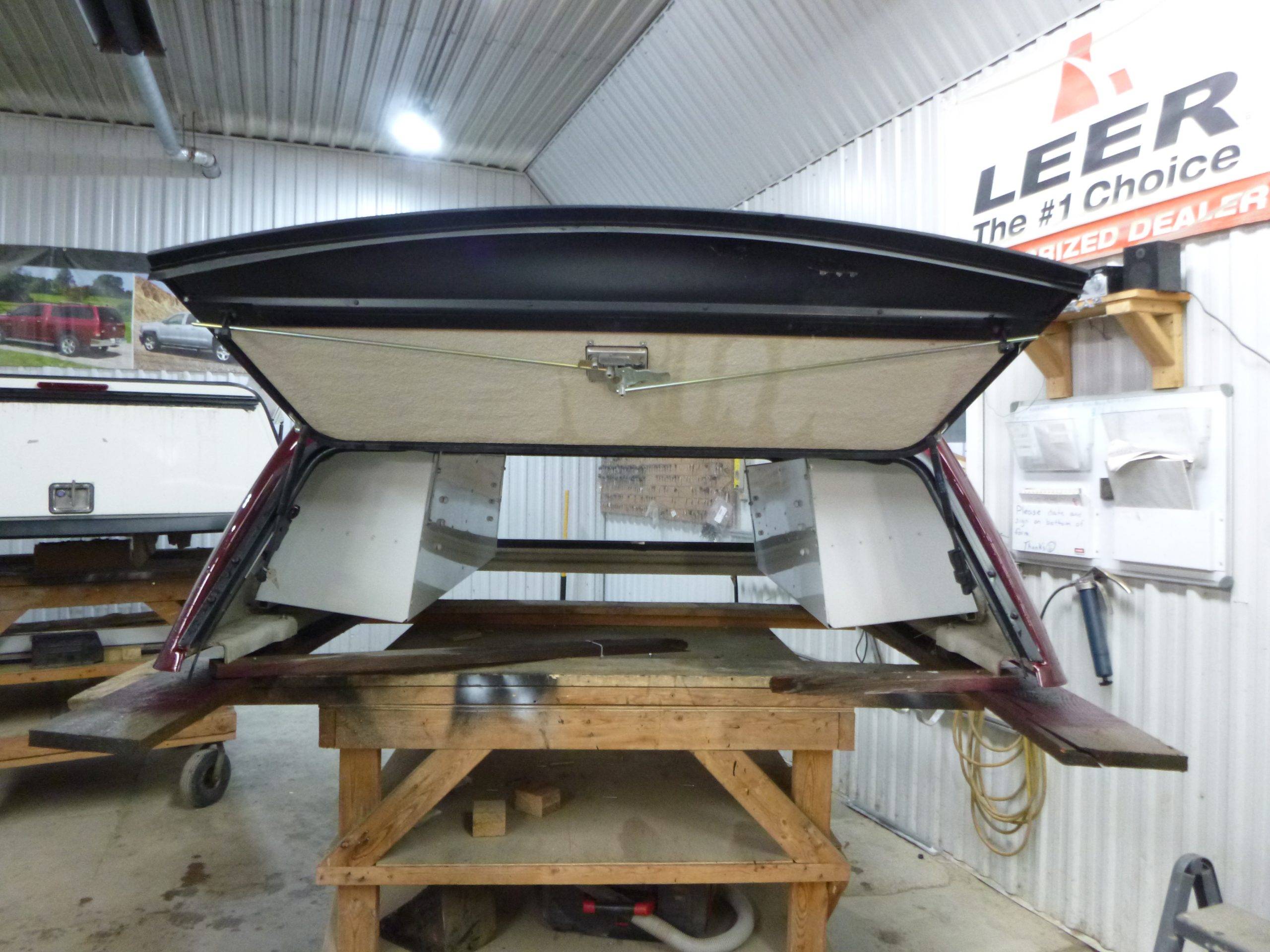 2019 – 2026 Dodge Ram 1500 New Body Style 6’4 Burgundy Leer 100SS Truck Cap - Image 3