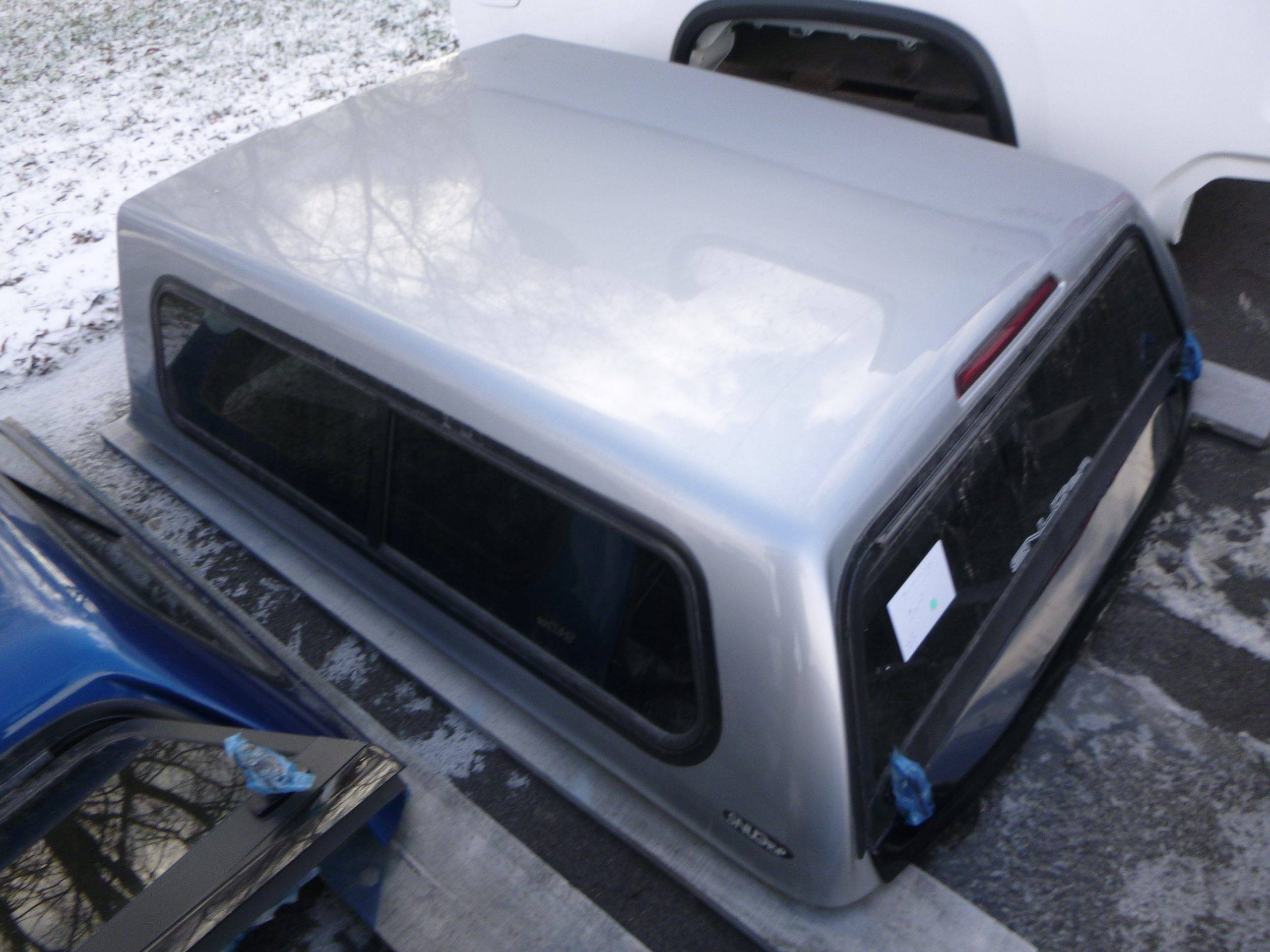 2019 – 2023 Ford Ranger 6′ JS Silver Snug Top Truck Cap - Image 2
