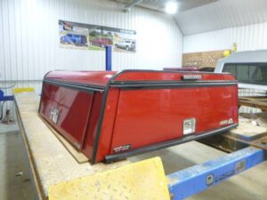 2016 – 2023 Toyota Tacoma 5’2 Red ARE Contractor Truck Cap