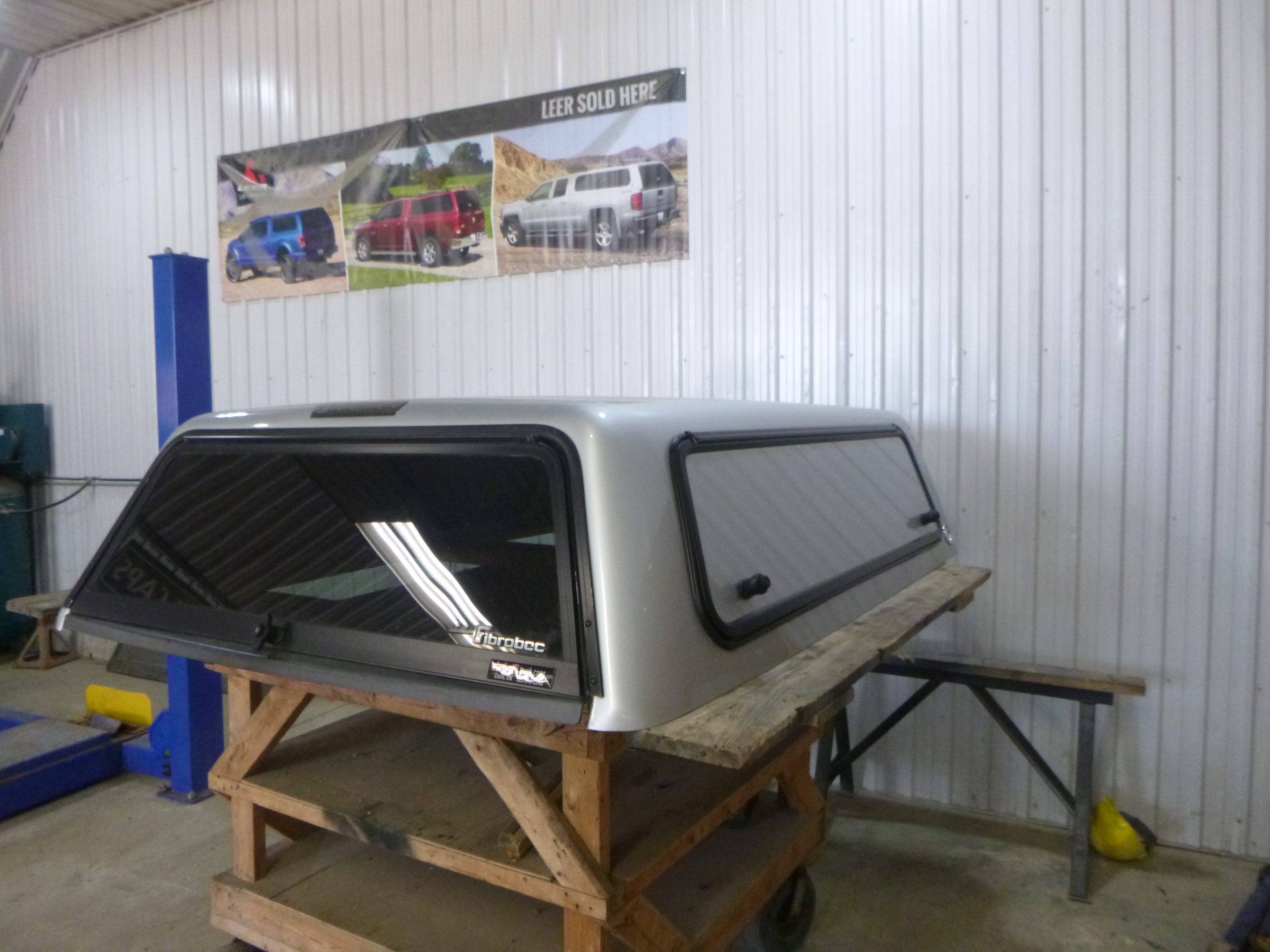 2015 – 2022 Chevrolet Colorado or GMC Canyon 6’2 GAN Silver Ice Fibrobec Truck Cap - Image 2