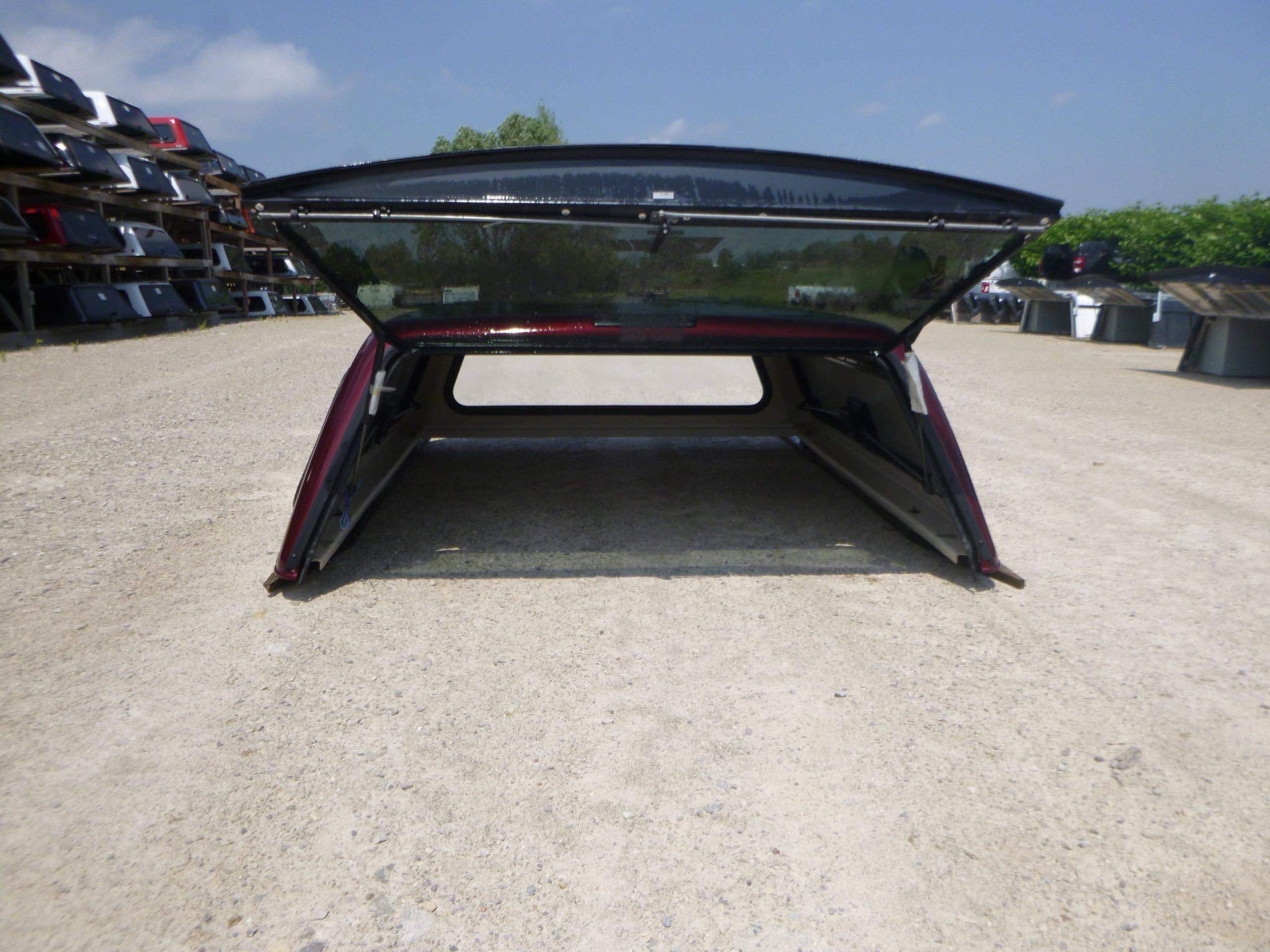 Dodge Ram 6’4 CREW Cab PRV Velvet Red Tricoat ARE Truck Cap - Image 3