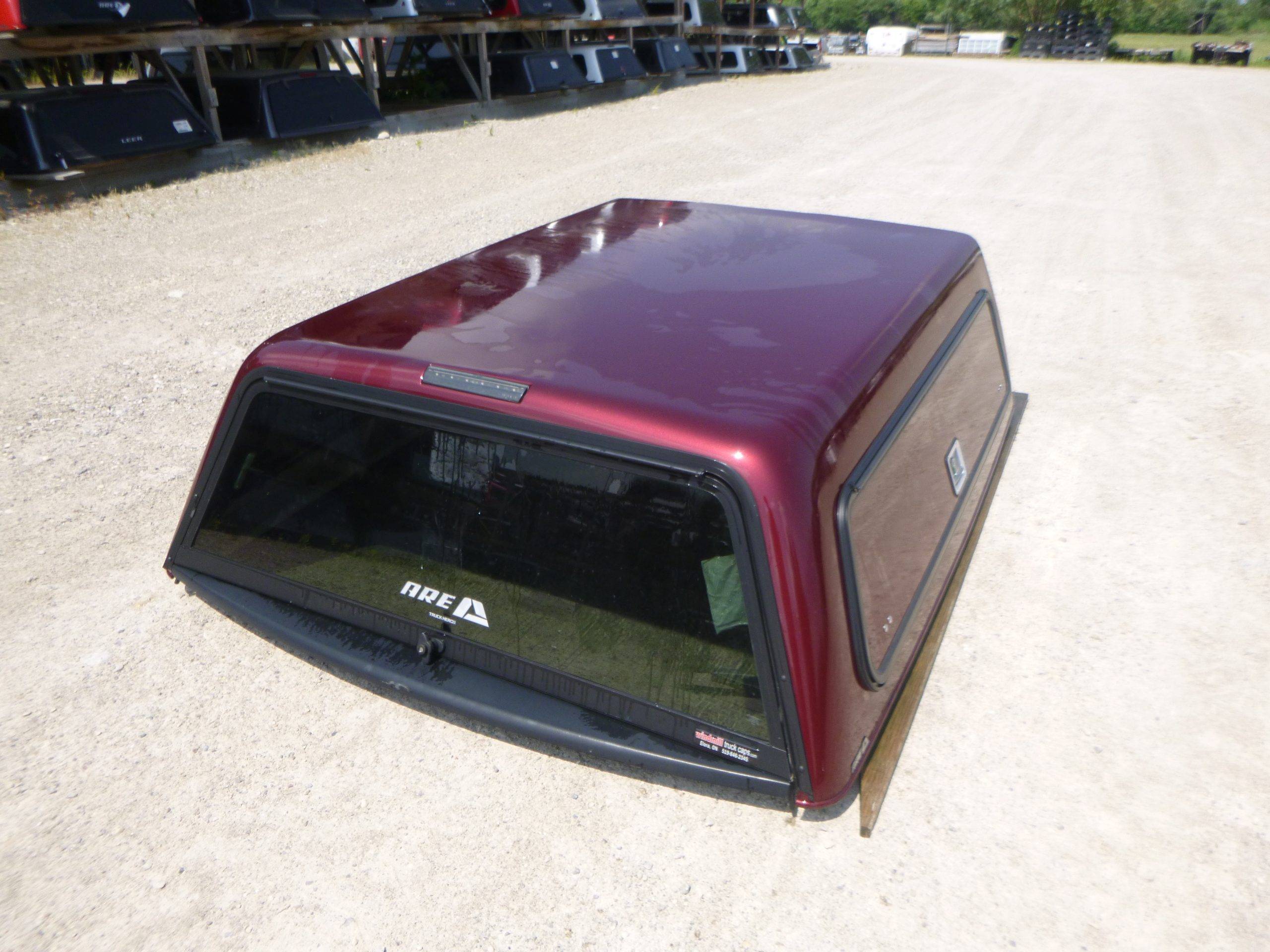 Dodge Ram 6’4 CREW Cab PRV Velvet Red Tricoat ARE Truck Cap - Image 2