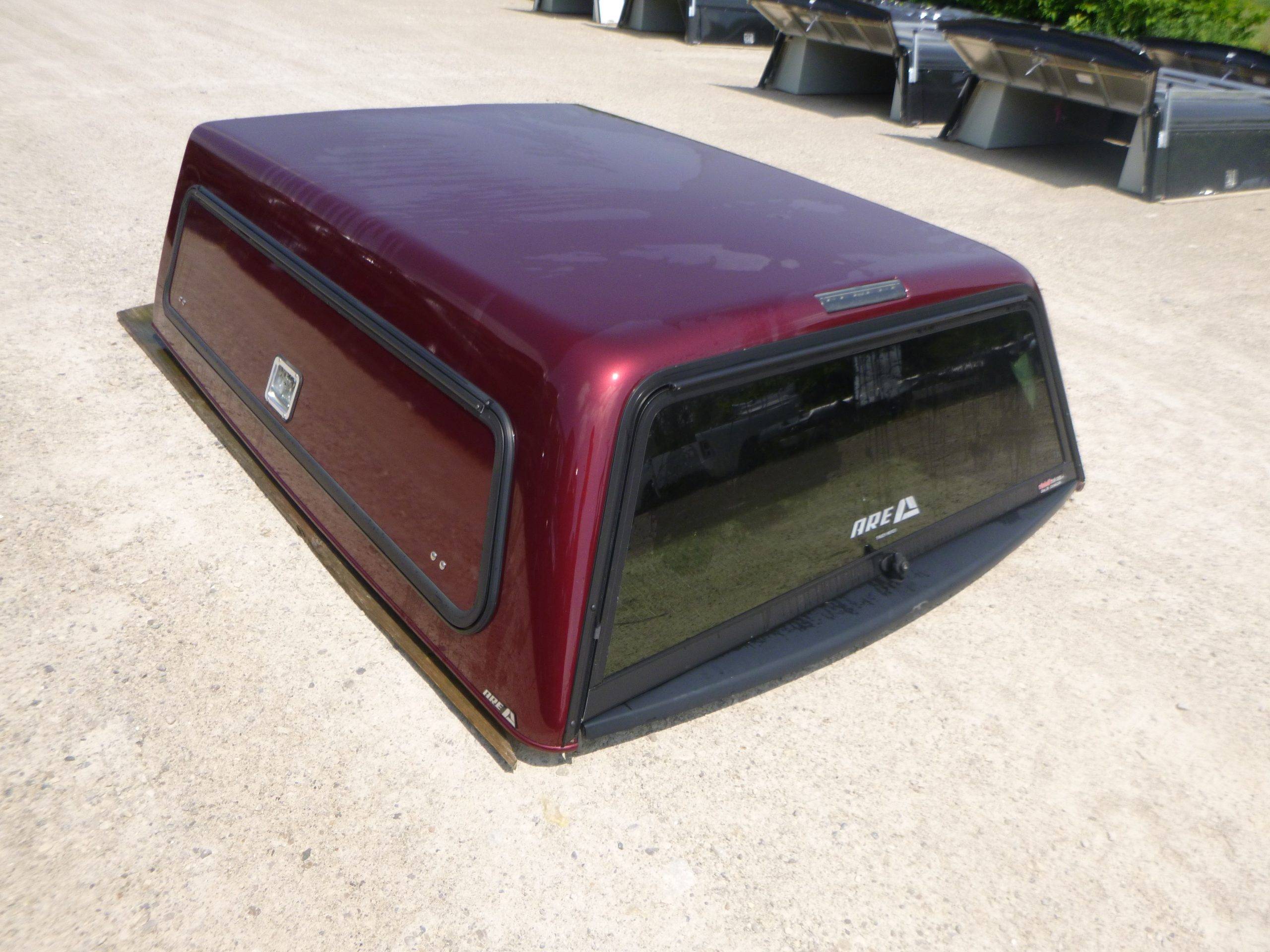 Dodge Ram 6’4 CREW Cab PRV Velvet Red Tricoat ARE Truck Cap