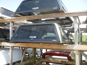Dodge Ram 6’4 CREW Cab PFP Olive Green ARE Truck Cap