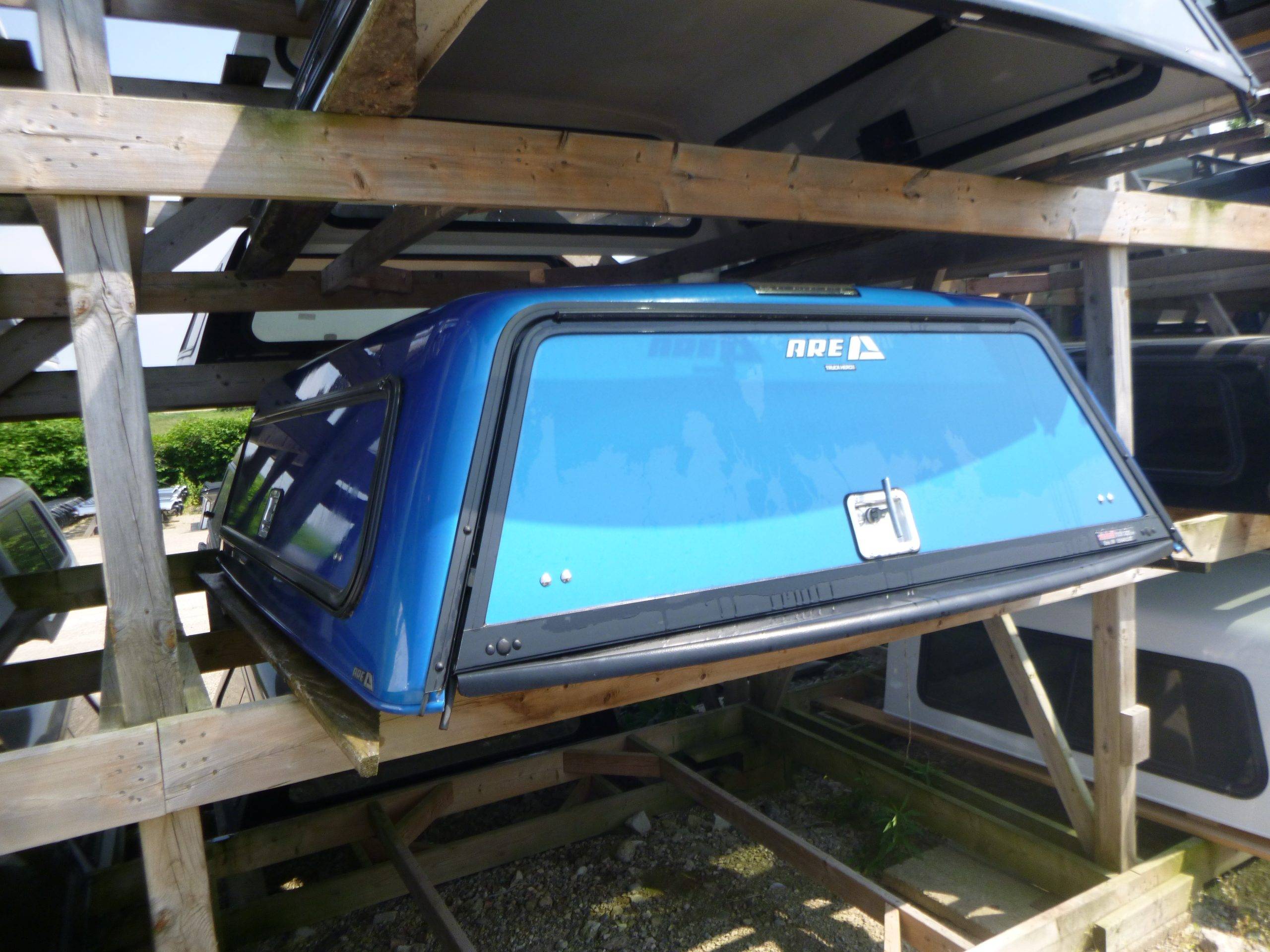 Dodge Ram 6’4 CREW Cab PBJ Hydro Blue ARE Truck Cap - Image 2