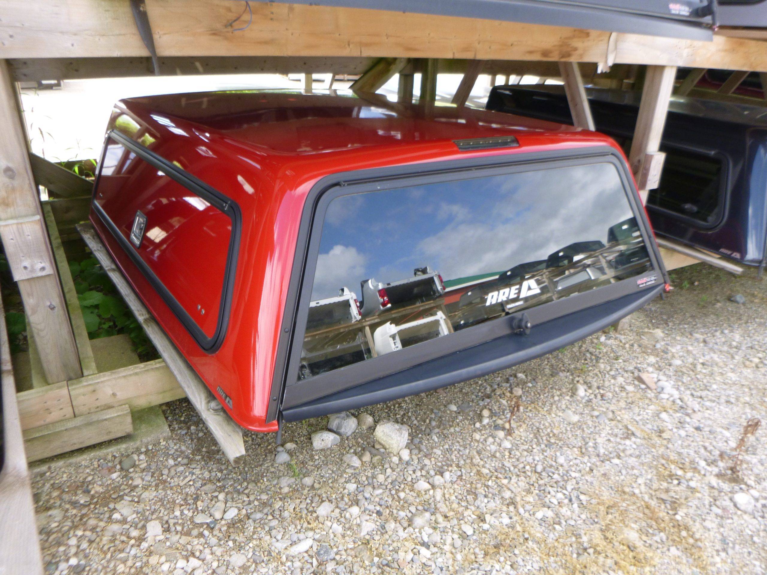 Dodge Ram 6’4 Crew Cab PR4 Flame Red ARE Truck Cap - Image 2