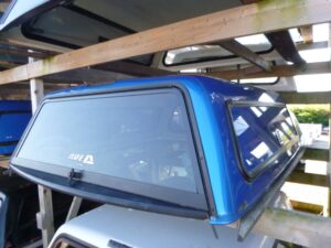 Dodge Ram 6’4 Crew Cab PBJ Hydro Blue ARE Truck Cap