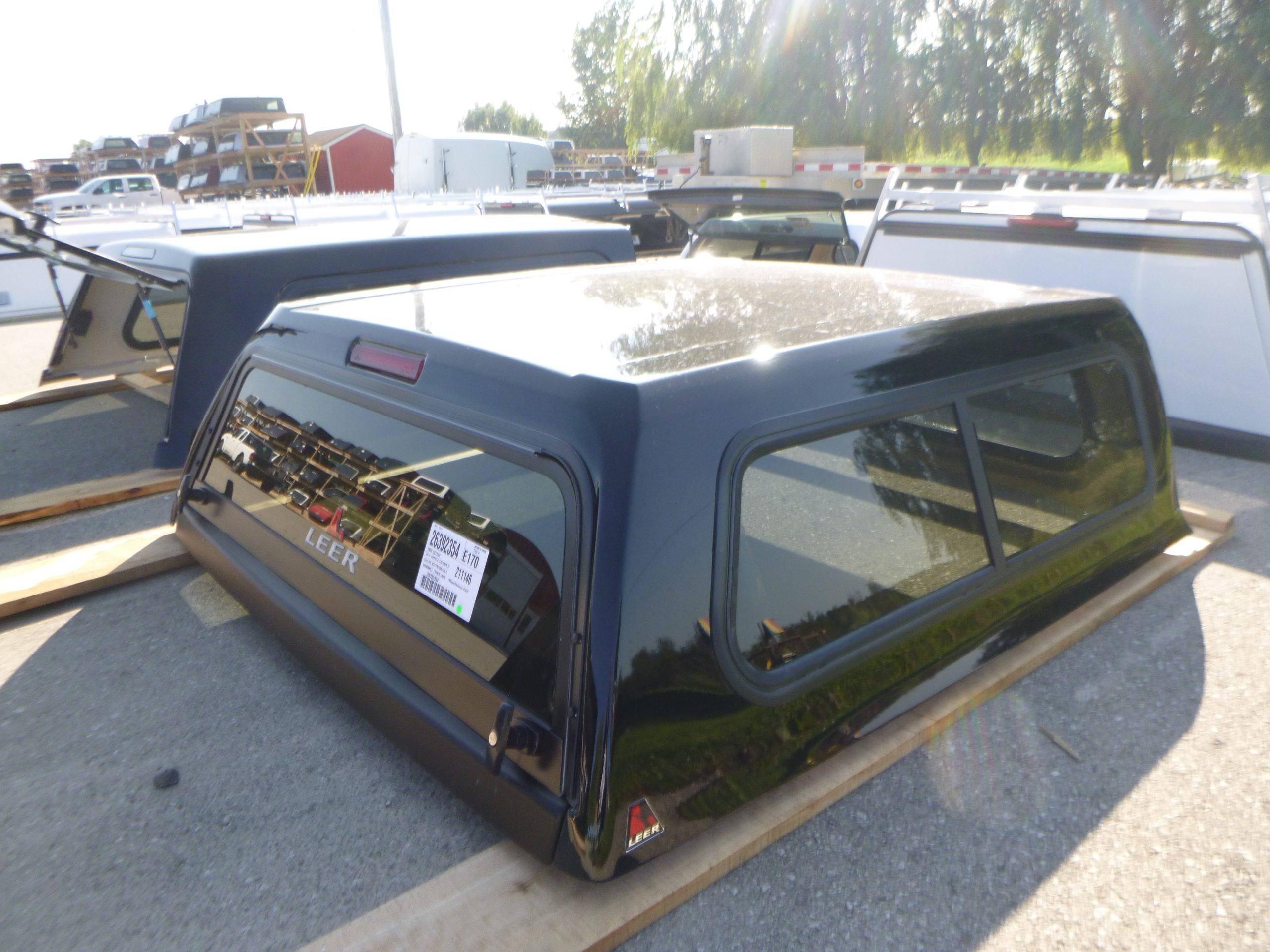 2024 – 2026 Toyota Tacoma 5’2 NEW Black Leer100S Truck Cap - Image 2