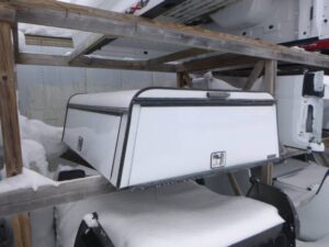 2015 – 2022 Chevrolet Colorado or GMC Canyon 6’2 White ARE Contractor Truck Cap