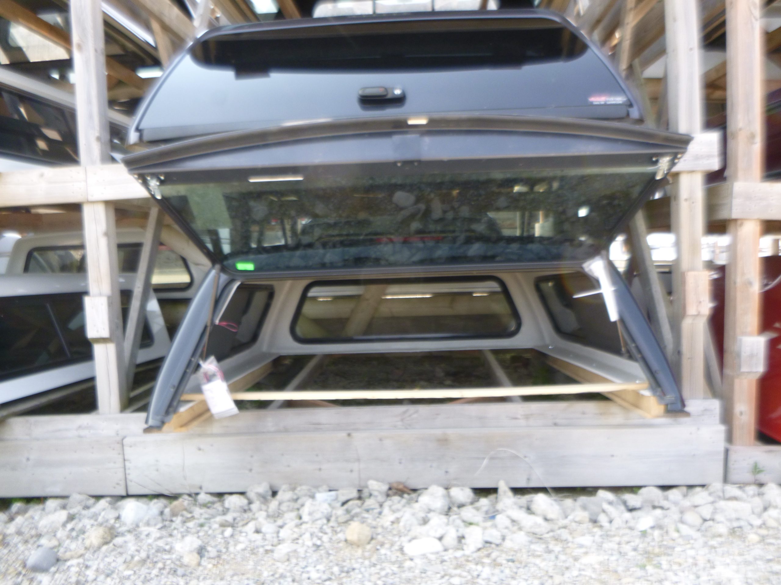 Dodge Ram NEW 6’4 PXJ Diamond Black Ranch Truck Cap - Image 3