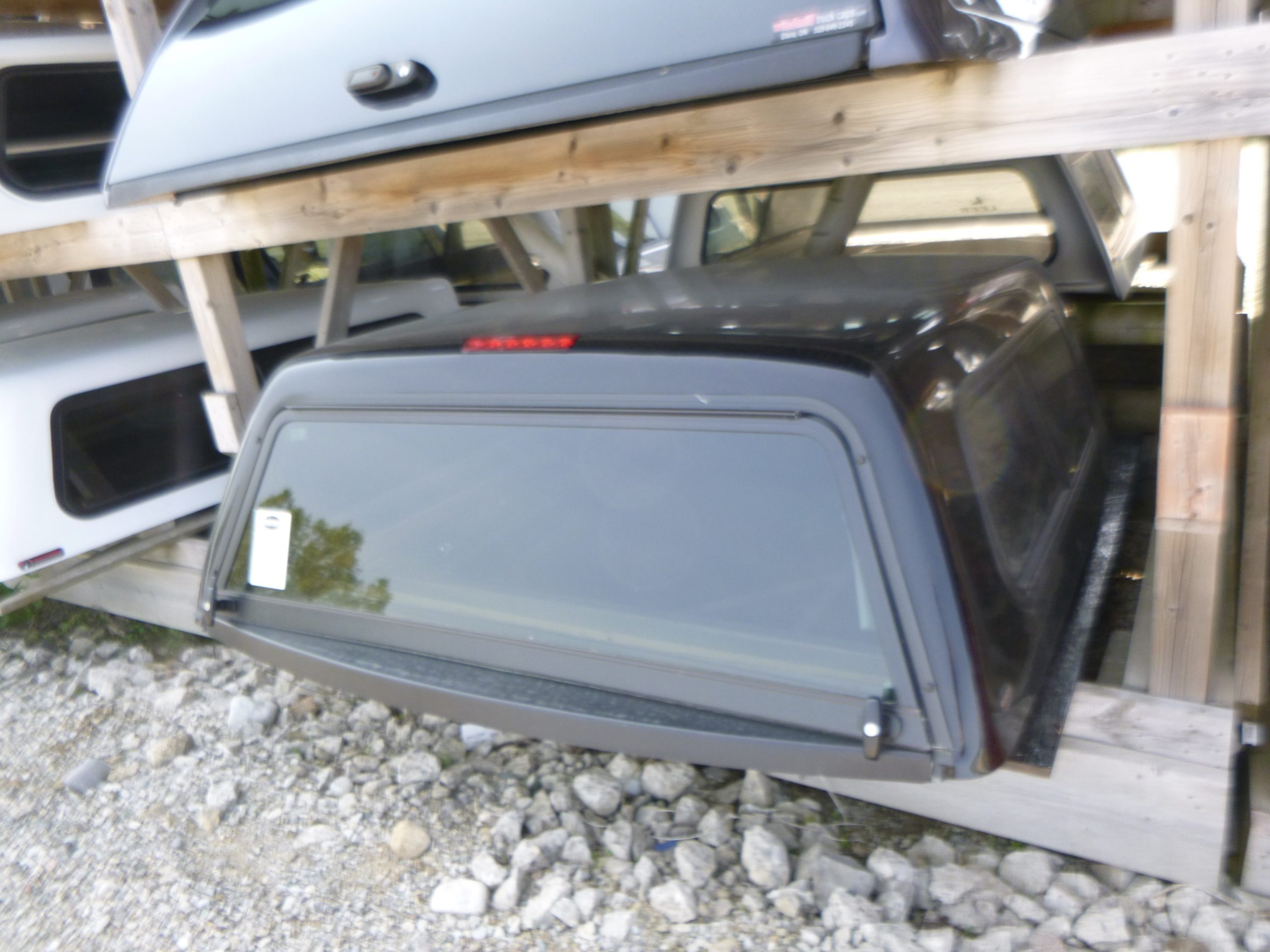 Dodge Ram NEW 6’4 PXJ Diamond Black Ranch Truck Cap - Image 2