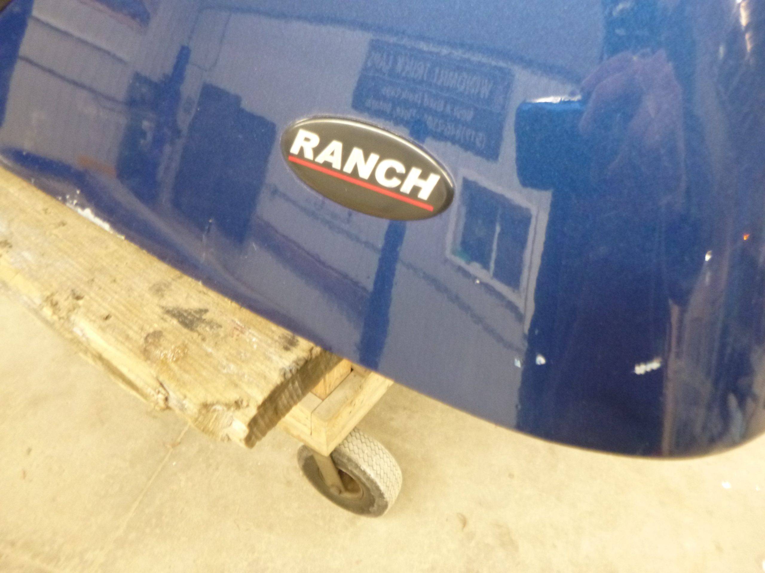 2014 – 2018 GMC Sierra or Chevrolet Silverado 6’6 Blue Ranch Truck Cap - Image 4