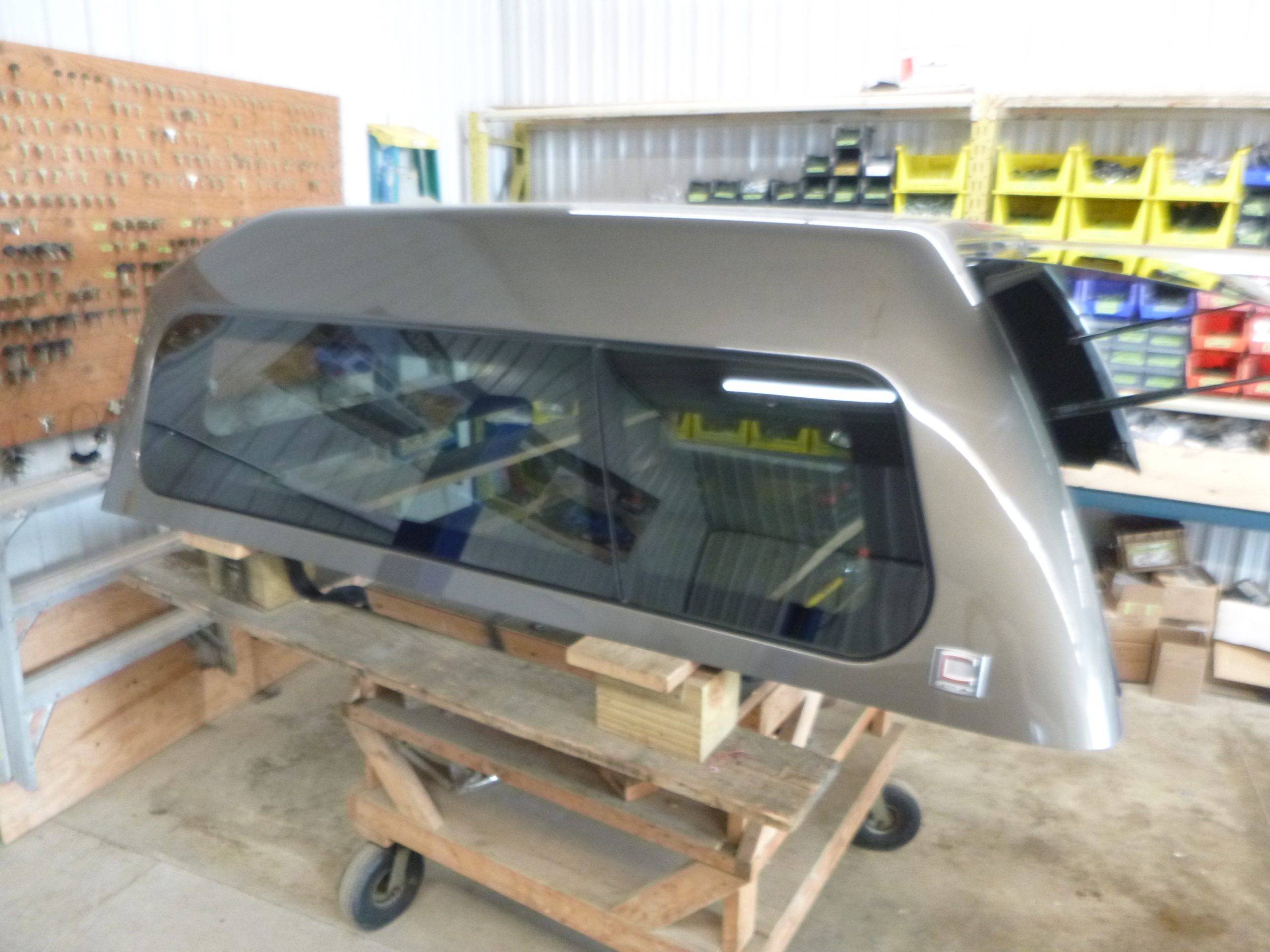 2014 – 2018 GMC Sierra or Chevrolet Silverado 6’6 GWX Bronze Century Truck Cap - Image 5
