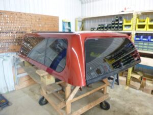 2014 – 2018 GMC Sierra or Chevrolet Silverado 6’6 GPJ Red Century Royal Truck Cap