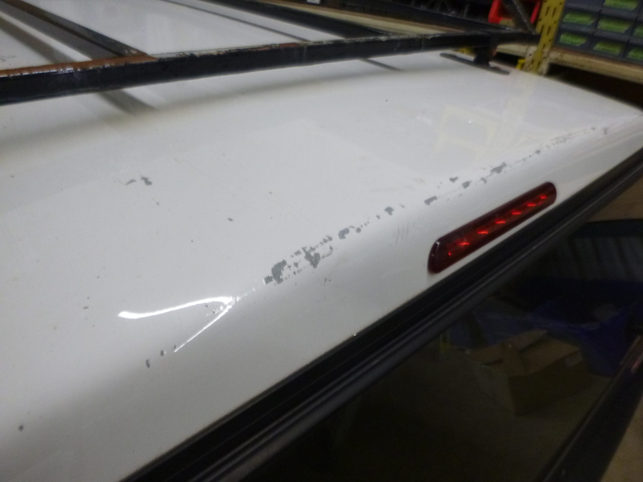 2014 – 2018 GMC Sierra or Chevrolet Silverado 6’6 White Truck Cap - Image 6