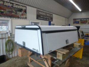 2016 – 2023 Toyota Tacoma 6’2 White ARE Contractor Truck Cap