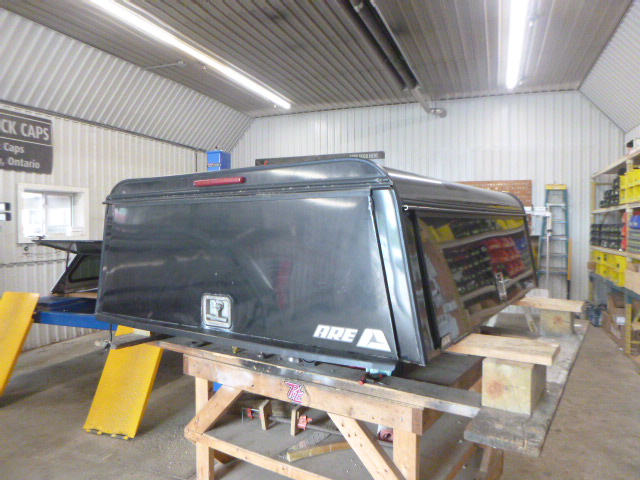 2015 – 2022 GMC Canyon or Chevrolet Colorado 6’2 Black ARE Contractor Truck Cap - Image 2