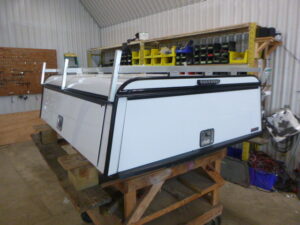 2015 – 2022 Chevrolet Colorado or GMC Canyon 6’2 White ARE Contractor Truck Cap
