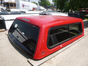 2019 – 2026 Dodge Ram 6’4 New Body Style PR4 Flame Red Leer100XR Truck Cap