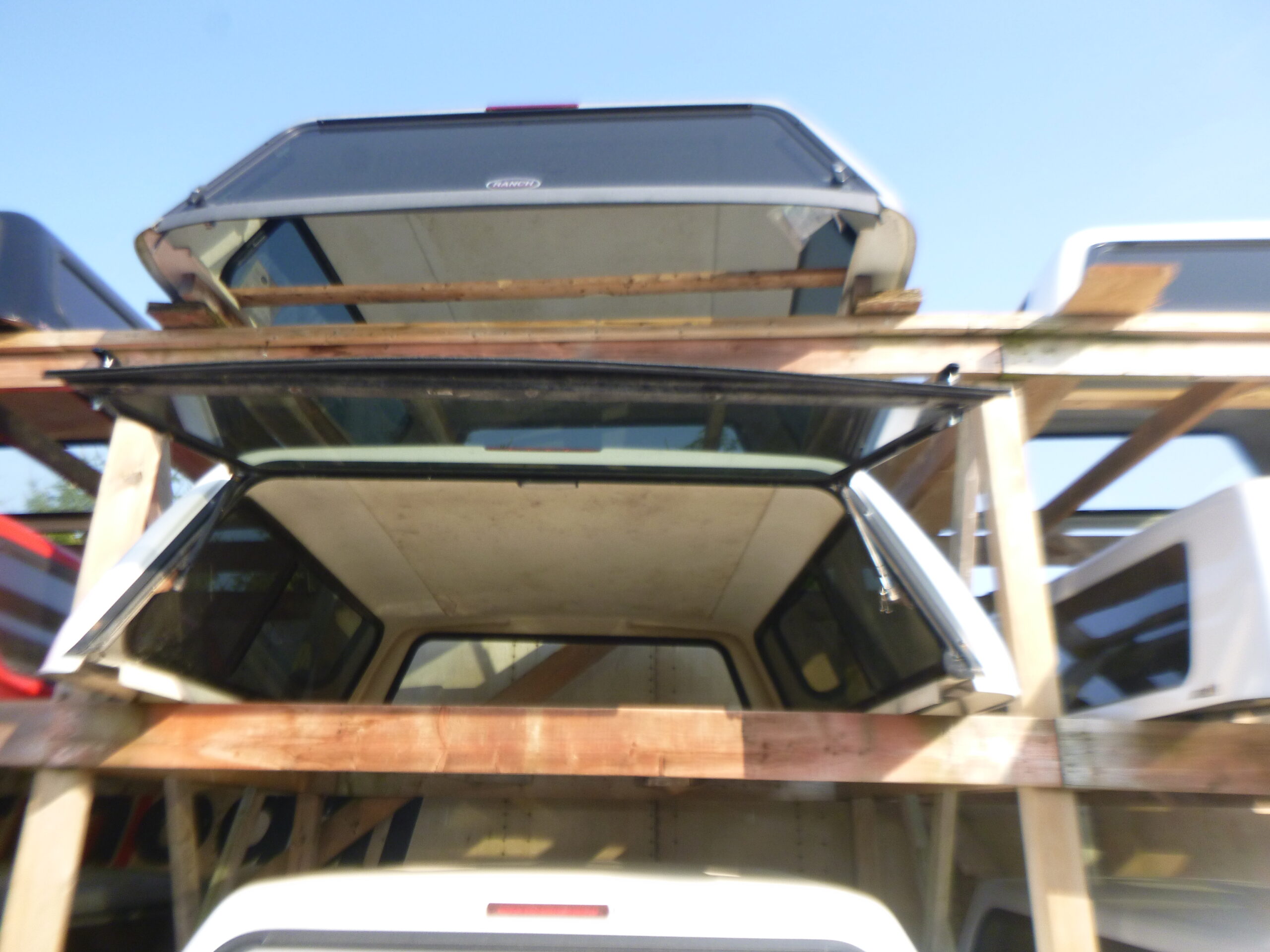 2014 – 2018 GMC Sierra or Chevrolet Silverado 6’6 White ATC Truck Cap - Image 3