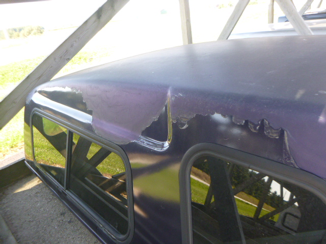 1997 – 2004 Dodge Dakota 6’5 Blue/Purple Leer Highrise Truck Cap - Image 4