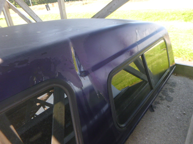 1997 – 2004 Dodge Dakota 6’5 Blue/Purple Leer Highrise Truck Cap - Image 5