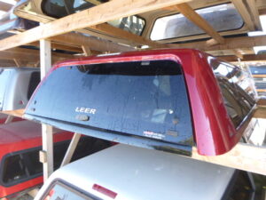 2014 – 2018 GMC Sierra or Chevrolet Silverado 6’6 GPJ Glory Red Pearl Leer100XL Truck Cap