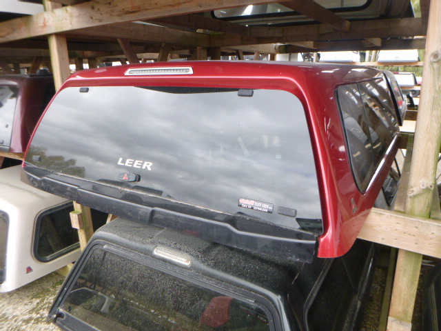 2021 – 2026 Ford F150 6’6 Catalyst Vanishing Red Leer 100XL Truck Cap - Image 2