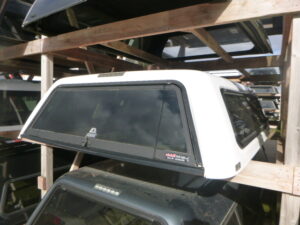 2014 – 2018 GMC Sierra or Chevrolet Silverado 6’6 50 Olympic White ARE Truck Cap