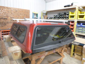 2019 – 2023 Ford Ranger 5′ D4 Lucid Red Fibrobec Truck Cap
