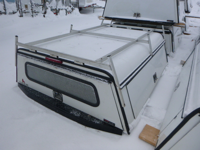 2015 – 2020 Ford F150 6’6 White Leer Contractor Truck Cap - Image 2