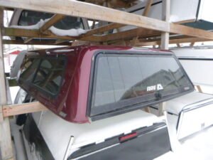 2014 – 2018 GMC Sierra or Chevrolet Silverado 6’6 Red Contour ARE Truck Cap