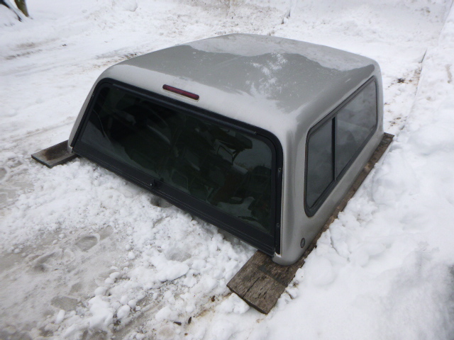 2004 – 2006 GMC Sierra or Chevrolet Silverado 5’8 Silver Truck Cap - Image 2