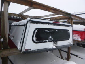 2015- 2020 Ford F150 6’6 White ARE Contractor Truck Cap