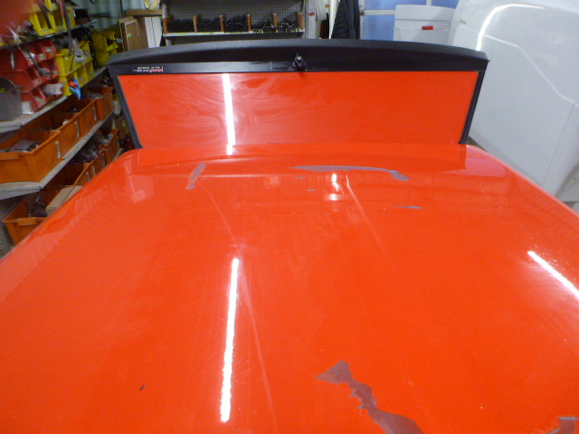 2021 – 2026 Ford F150 5’6 PQ Race Red ARE Truck Cap - Image 5