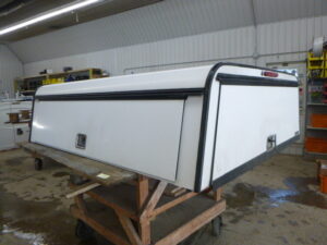 Chevrolet Silverado or GMC Sierra 6’6 White ARE Contractor Truck Cap