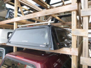 Chevrolet Silverado or GMC Sierra 6’6 Black Leer Truck Cap