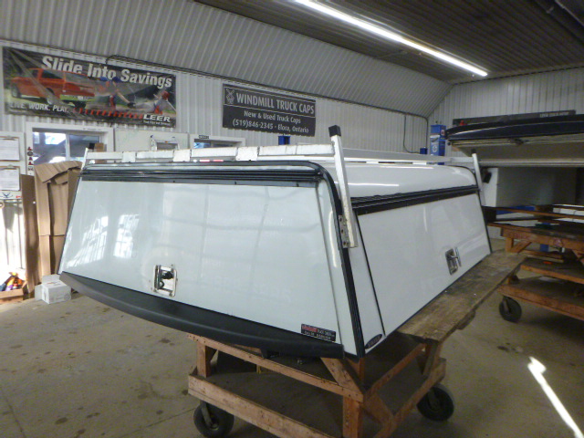 Dodge Ram 6’4 White Swiss Contractor Truck Cap - Image 2