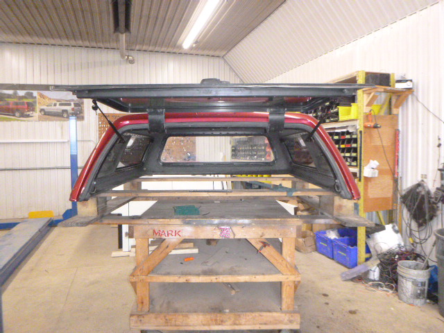 Dodge Ram 6’4 PRH Blaze Red Metallic ARE Truck Cap - Image 3