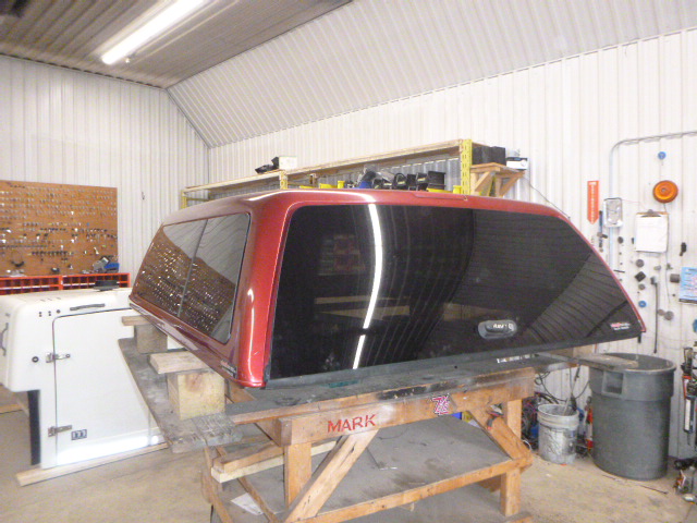 Dodge Ram 6’4 PRH Blaze Red Metallic ARE Truck Cap - Image 2